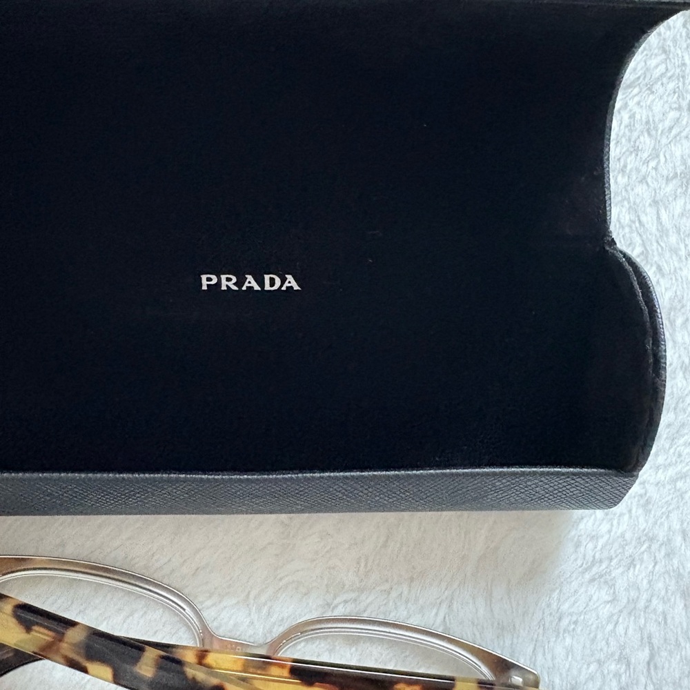 NEW PRADA made in Italy green and tortoise eye glasses frames - Picture 10 of 11